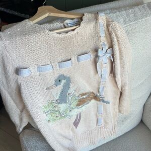 Vintage Hand Knitted Marisa Christina Sweater